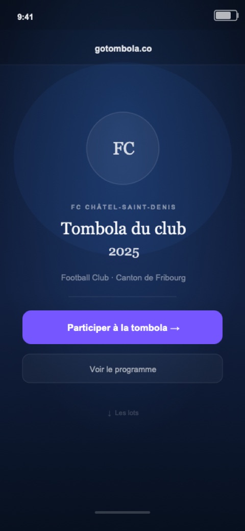 Sélection des tickets FC Châtel-Saint-Denis